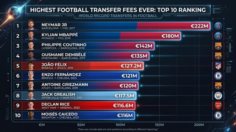 How Football Transfer Fees Have Changed Over the Years | Complete Guide