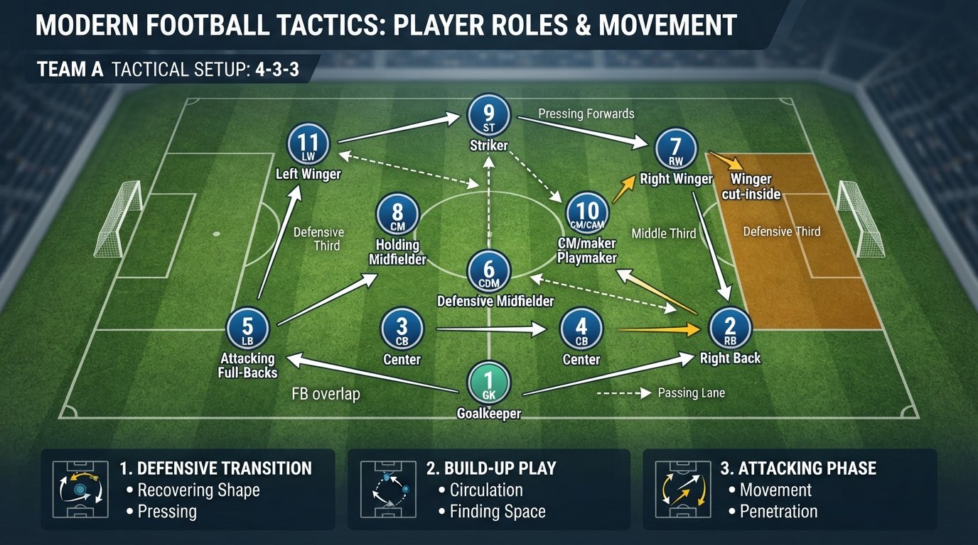 Football Positions Explained: Roles, Shirt Numbers and Modern Responsibilities